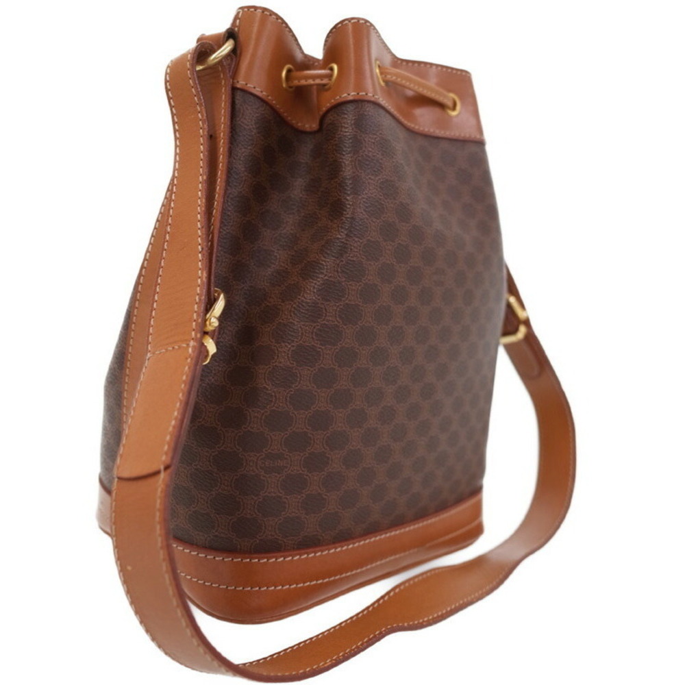 Celine Macadam Drawstring Shoulder Bag - Picture 2 of 9